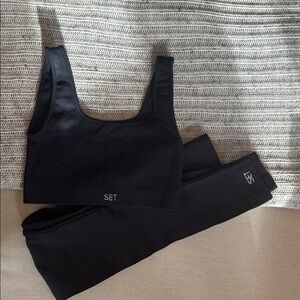 SET Black Activewear Set